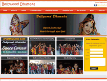 Tablet Screenshot of bollywooddhamaka.com.au